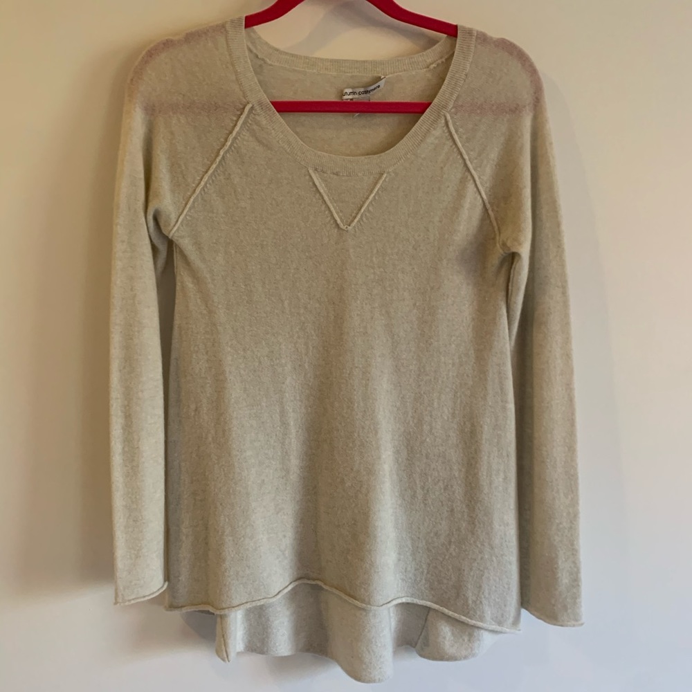 Autumn Cashmere Oatmeal Sweater